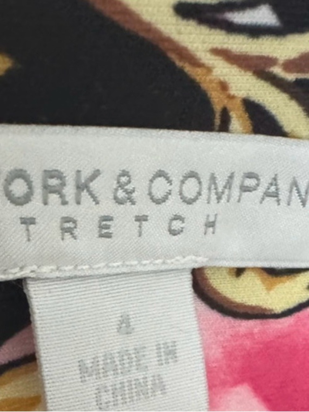 New York & Company Baroque Floral Pencil Skirt - Picture 3 of 3